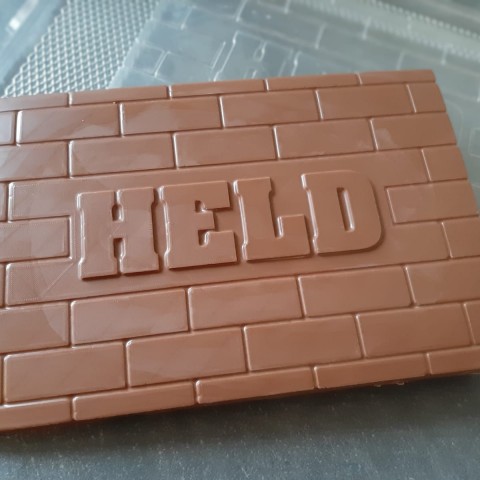 Chocolade reep building heroes Held
